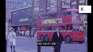 1960s London West London Trolleybuses from 16mm [upl. by Lleze73]