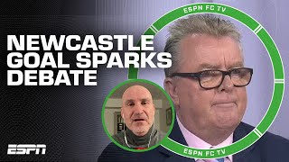 Newcastle goal vs Arsenal ruled CORRECT by independent panel 👀 Stevie and Robbo debate  ESPN FC [upl. by Ellennad]