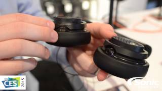 Philips Fidelio M2BT Wireless NFC Bluetooth Headphones  CES 2015 [upl. by Halet951]