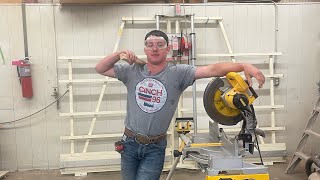 Compound miter saw safety video [upl. by Eciram224]