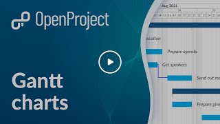 OpenProject Gantt Charts  project plans and timelines [upl. by Comethuauc]