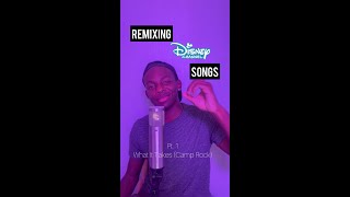 Remixing Disney Songs Pt 1 What it Takes  CAMP ROCK disney camprock disneychannel cover [upl. by Costello28]