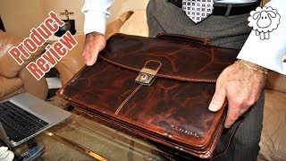 STILORD Leather Briefcase quotMiguelquot Review Was It Worth The Money [upl. by Eidnahs]