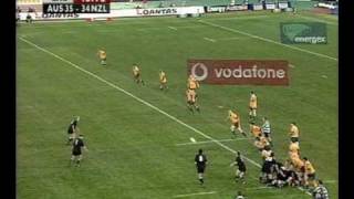 quotThe Greatest Game of Rugby Ever Playedquot  Wallabies Vs All Blacks Sydney 2000 [upl. by Bartley487]