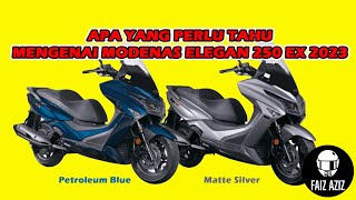 Modenas Elegan 250 EX Maxi Skuter Termurah dan Berbaloi Vlog E305 [upl. by Elga]