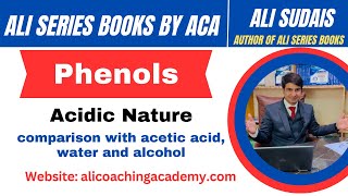 Alcohols amp Phenols Lec 5 Acidity of Phenols  Ali Series Books  MDCAT  Ali Sudais [upl. by Ray661]