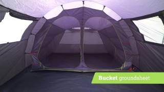 Urban Escape 4 Person Tunnel Tent  Halfords UK [upl. by Marella705]