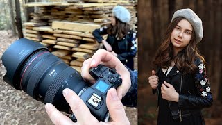 How to Take Children Portraits with Canon RF 2870mm Lens Sergey Bidun Photography [upl. by Wie]