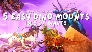 🦖 5 EASY DINO MOUNTS  WoW Mount Guide  Beginner Friendly ₊˚ෆ [upl. by Anej]