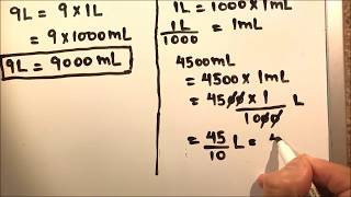 HOW TO CONVERT LITRE TO MILLILITRE AND MILLILITRE TO LITRE  Convert l to ml  Convert ml to l [upl. by Asirrac]