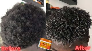 How to get curly hair IN 4 MINUTES  for Black Men and Women [upl. by Yenohtna]