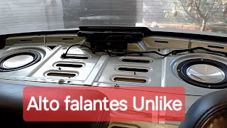 Alto Falantes Unlike 6p Batendo muito no Porta malas do Vectra Elite [upl. by Eimor]