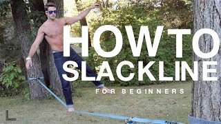 Howto Slackline for Beginners [upl. by Carlynn]