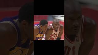 Michael Jordan vs Rookie Kobe Bryant Iconic Matchup 🐐🏀 NBAHistory Shorts [upl. by Anitroc]