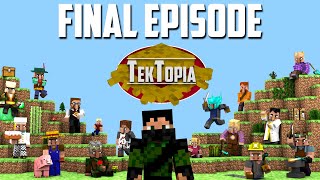 TekTopia 100  Series Finale Minecraft Villager Mod [upl. by Yrro]