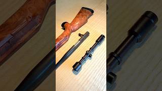 Artisan makes miniature in Amboyna Burl with ebony and gold craftsmanship boltactionrifle [upl. by Enyleuqcaj]