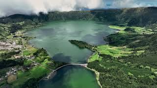 Volcanic Lakes in the Azores 4k Drone [upl. by Eon901]