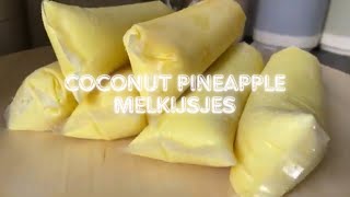 Coconut 🥥 pineapple 🍍 melkijsjes [upl. by Byran397]