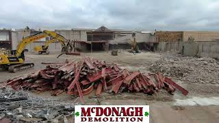 Mall Demolition Stratford Mall in Bloomingdale IL [upl. by Haizek376]