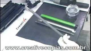 Video Recarga Toner Samsung SCX4200 D4200A [upl. by Kcaz]