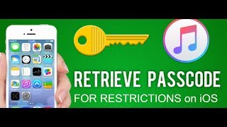 How To Recovery Restriction Passcode in ios device without any restore or deleting files [upl. by Nellac]