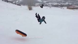 Best Tubing Sledding Fail In History [upl. by Shlomo559]