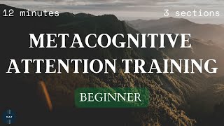 Beginner 9  Attention Training Technique ATT  Metacognitive Therapy MCT [upl. by Flagler]