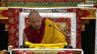 Gyalwang Karmapas Spring Teaching 2013  27 [upl. by Lydie378]