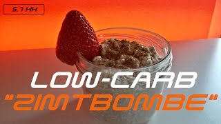 Low Carb Rezept Nachtisch süße Zimt Proteinbombe [upl. by Ynetruoc518]