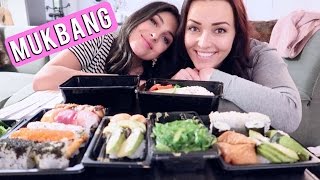 Sushi Mukbang ❤ met Anna Nooshin  Beautygloss [upl. by Bar]