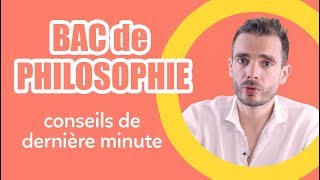 Bac de Philosophie  nos conseils de dernière minute  Les Bons Profs [upl. by Odrarej]