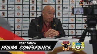 Post Match Press Conference Workington Town [upl. by Esorbma]