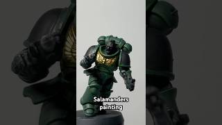 Painting Salamanders The Ultimate Guide warhammerart warhammer warhammer40k [upl. by Yendroc929]