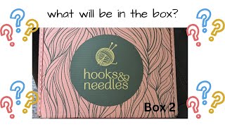 Hooks and Needles Box 2 hooksandneedles affilated [upl. by Akere]