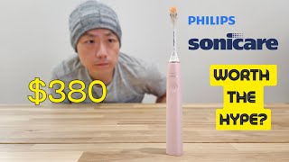 MOST EXPENSIVE TOOTHBRUSH Sonicare Prestige 9900  Is It Worth It [upl. by Barris292]