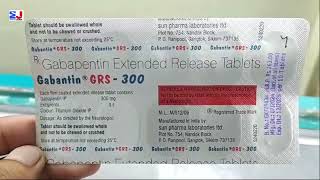 Gabantin GRS 300 Tablet  Gabantin GRS Tablets  Gabapentin Extended Release Tablets Uses  Gabantin [upl. by Billat]