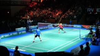 Perfect Angle Badminton 2016 Lin Dan 林丹 CHN VS Chou Tien Chen 周天成 TPE [upl. by Caputto]