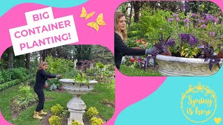 Big Pot Flower Planting Tips for a Gorgeous Container Garden [upl. by Ala905]