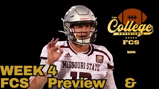 Week 4 Preview amp Picks  The FCS College Football Experience [upl. by Etteuqram]