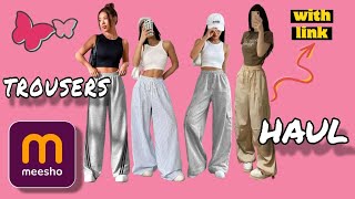 trousers haul meesho  trousers pant for women  meeshohaul trouserpants viralvideo [upl. by Eiramait]