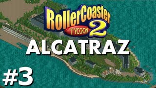 Roller Coaster Tycoon 2 Alcatraz  Part 3  COASTER GOES BOOM [upl. by Nixon697]