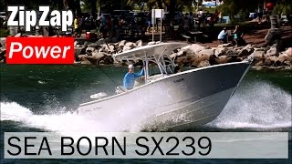 Sea Born SX239 Center Console on Rough Water [upl. by Annitsirhc411]