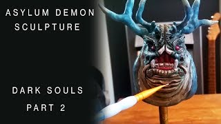 Asylum Demon Sculpture  Dark Souls Part 2 [upl. by Ateerys]