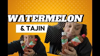 Eating Tajin amp Watermelon [upl. by Hailed779]