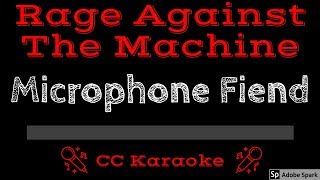 Rage Against The Machine • Microphone Fiend CC Karaoke Instrumental Lyrics [upl. by Damicke]