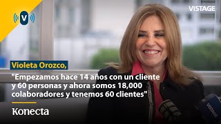 Empresarios que hacen más grande al Perú 5 Violeta Orozco  CEO de Konecta Perú [upl. by Scherle]