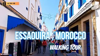 Essaouira MOROCCO Walking Tour  4K with Captions Walker Prints [upl. by Gristede]