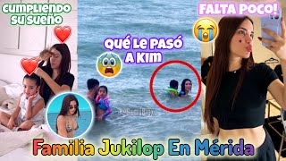 KIMBERLY LOAIZA Y SU FAMILIA EN LA PLAYA PROGRESO EN MÉRIDA🌊Kim Se Despedirá De Sus Linduras😥 [upl. by Fowkes]