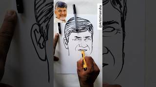 sketch of narachandrababunaidu tdp pramanasweekaram cm andhrapradesh shortvideo [upl. by Alvar]