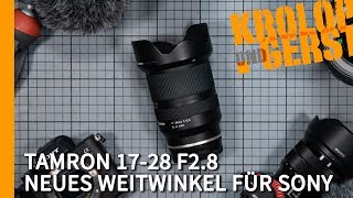 Tamron 1728mm f28  neues Weitwinkel must have Objektiv für Sony EMount 📷 KrolopampGerst [upl. by Shep944]